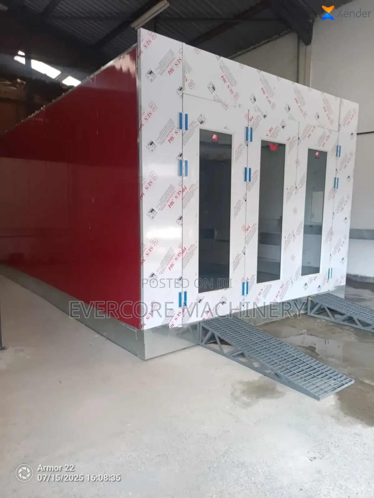 Electric Car Spray Booth Machine Fully Automatic.