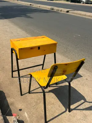 School Locker And Chair