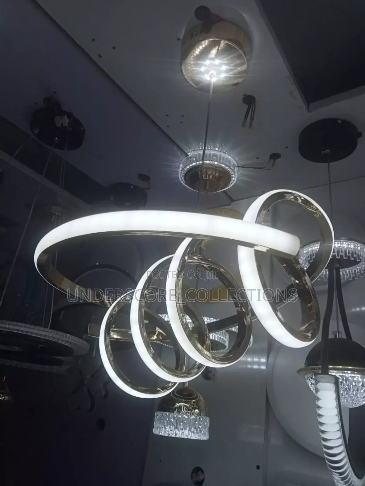 Spiral Shape Chandelier Lights