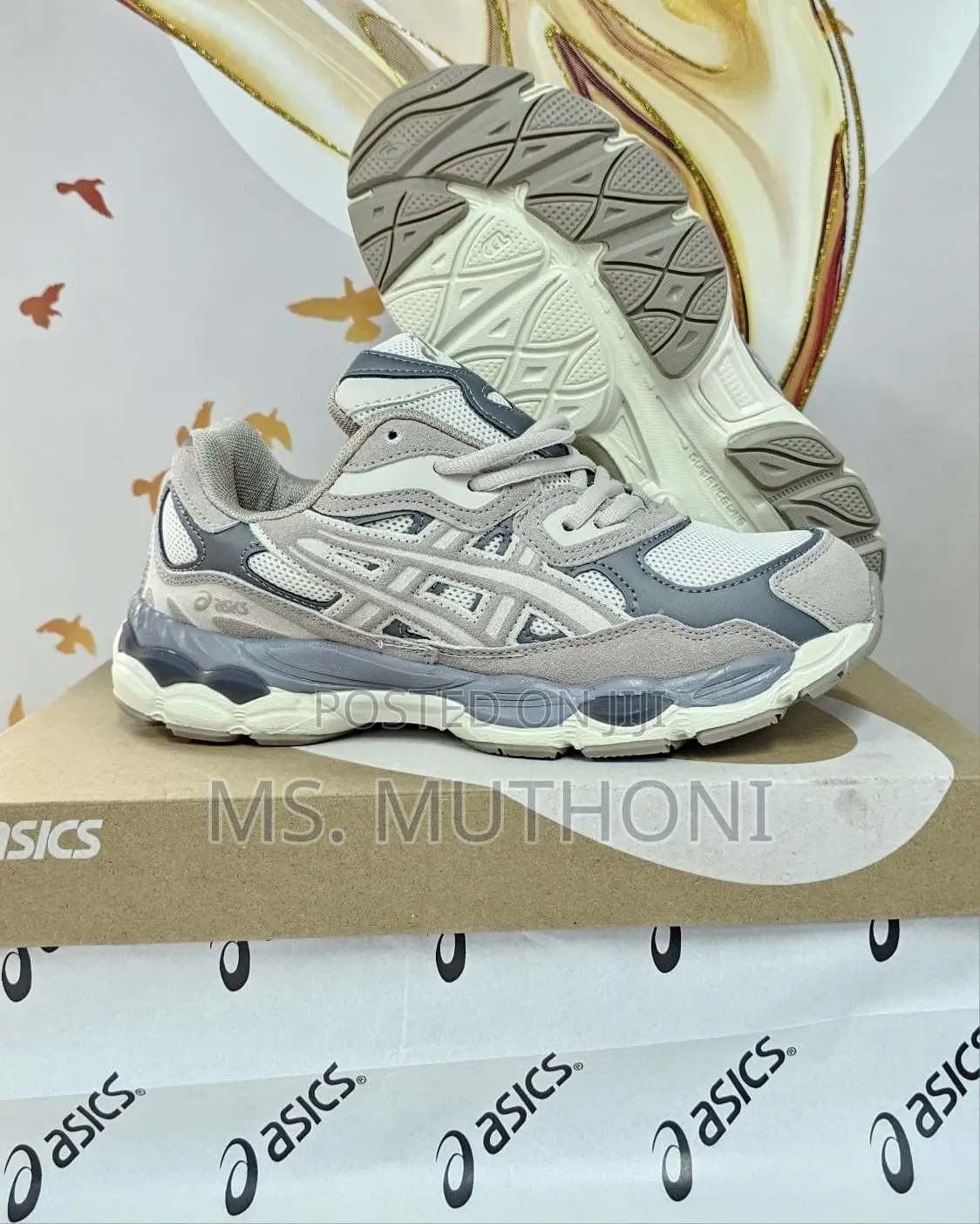 Blue / Black Silver Asics Size 38-45