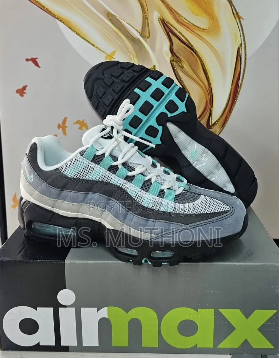Premium Air Max 95 Crystal Blue / Turqoise Size 40-45