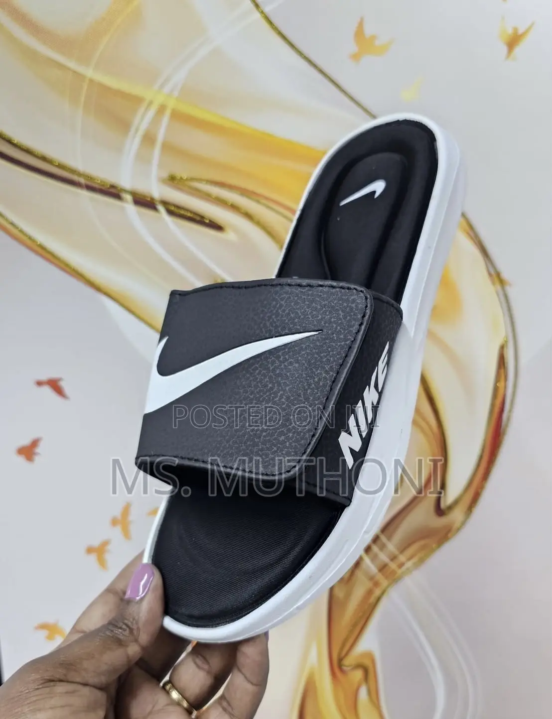 100 % Premium Nike Air Slip on Sandals Size 40-45