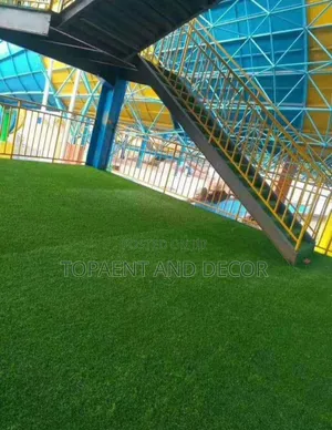 Installation of Artificial Grass Carpet in Kindergarten Space