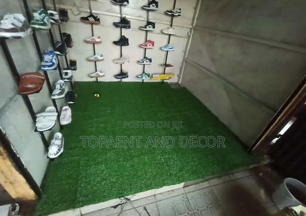 Artificial Grass Carpet for Shoe Collection Shop - main view