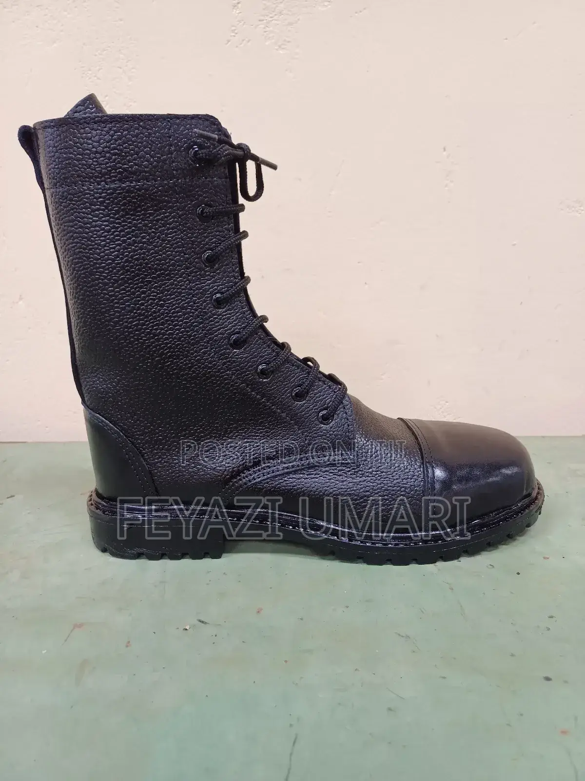 Pure Leather Security Guard Boots