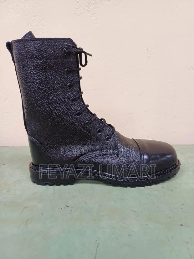 Pure Leather Security Guard Boots - thumbnail 2