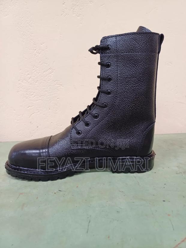 Pure Leather Security Guard Boots - thumbnail 4