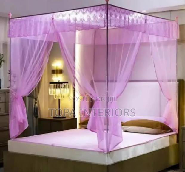 Breathable and Affordable Mosquito Nets With Four Stands