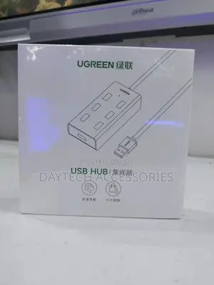 Ugreen to 7 Ports Usb 2.0 Hub 1m (Data Transfer Up to 5 Gbps)
