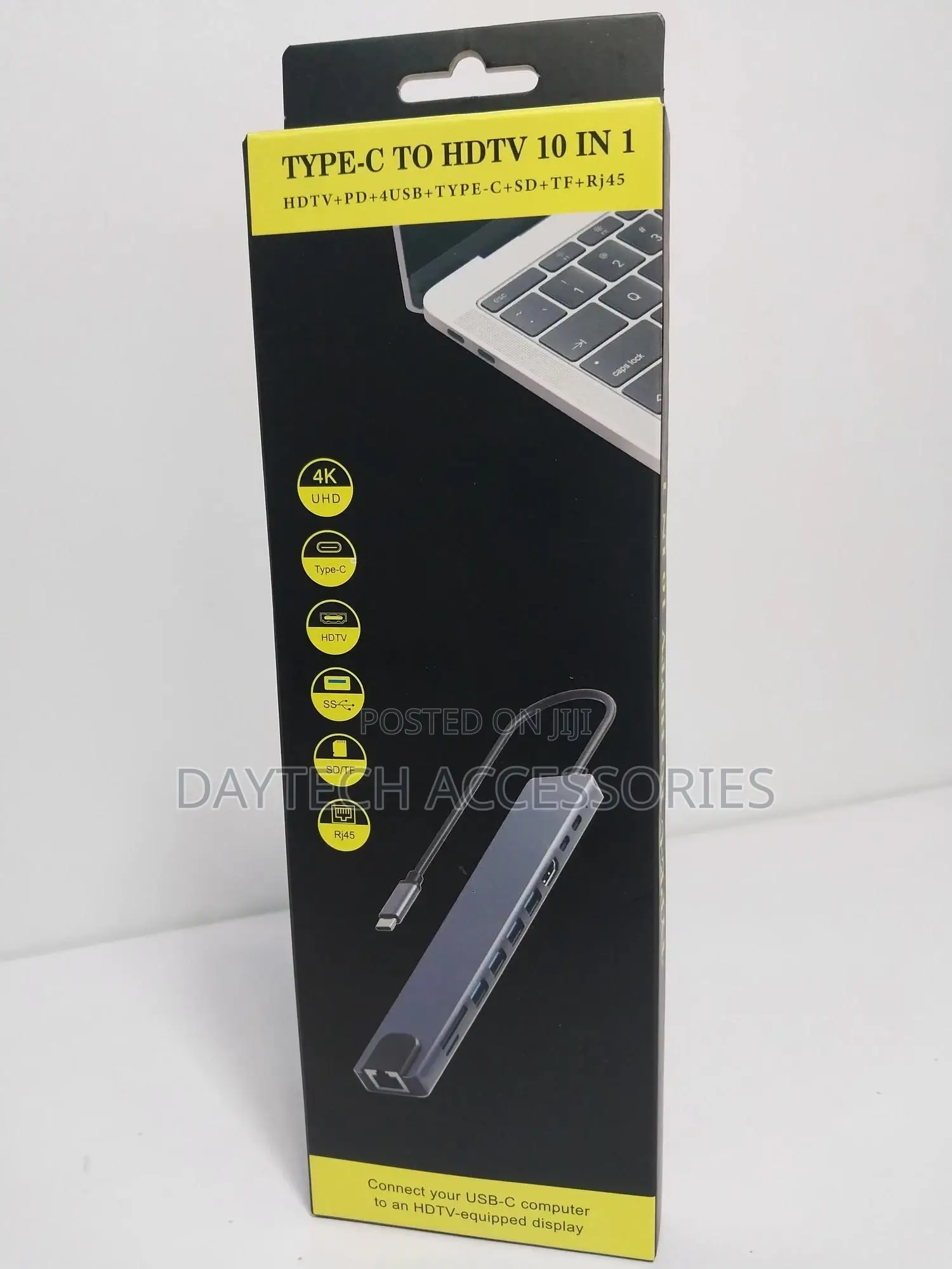 Usb Hub 30hz Type-C to HDTV Adapter 10-in-1 Hub