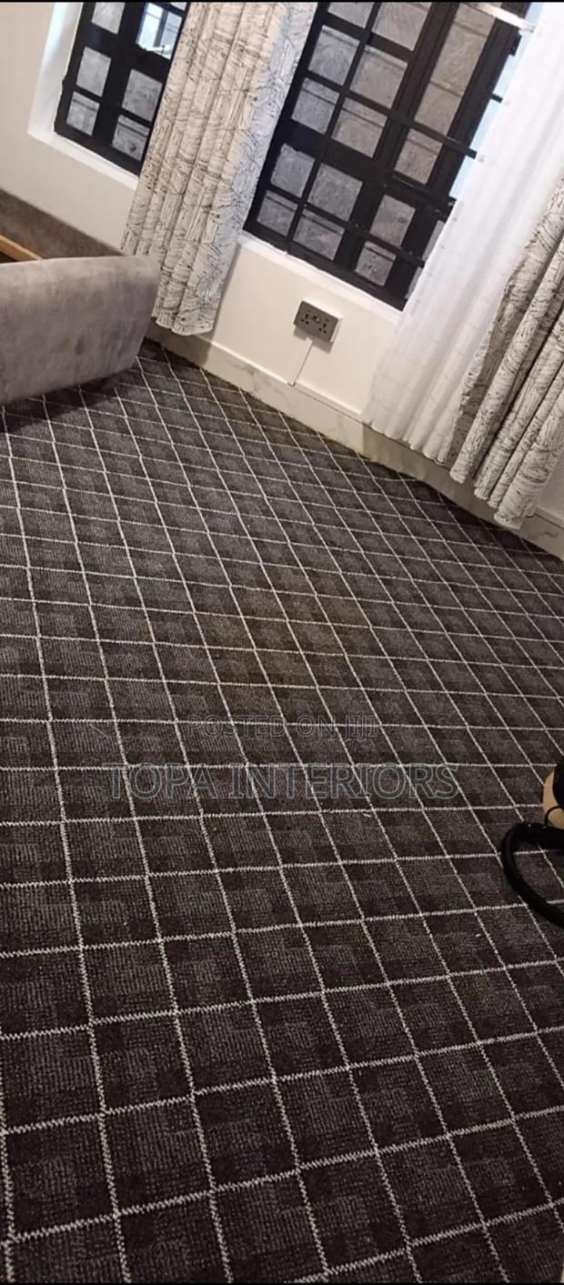Elegant Grey Living Room Wall to Wall Floor Insulation Carpets