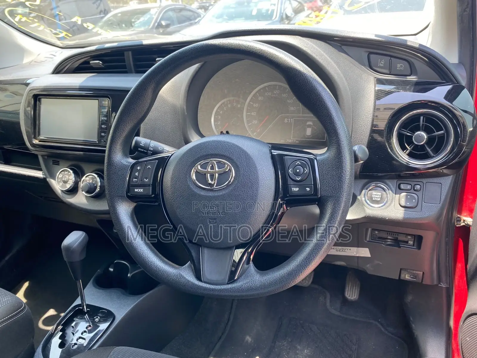 Toyota Vitz 2018 Red