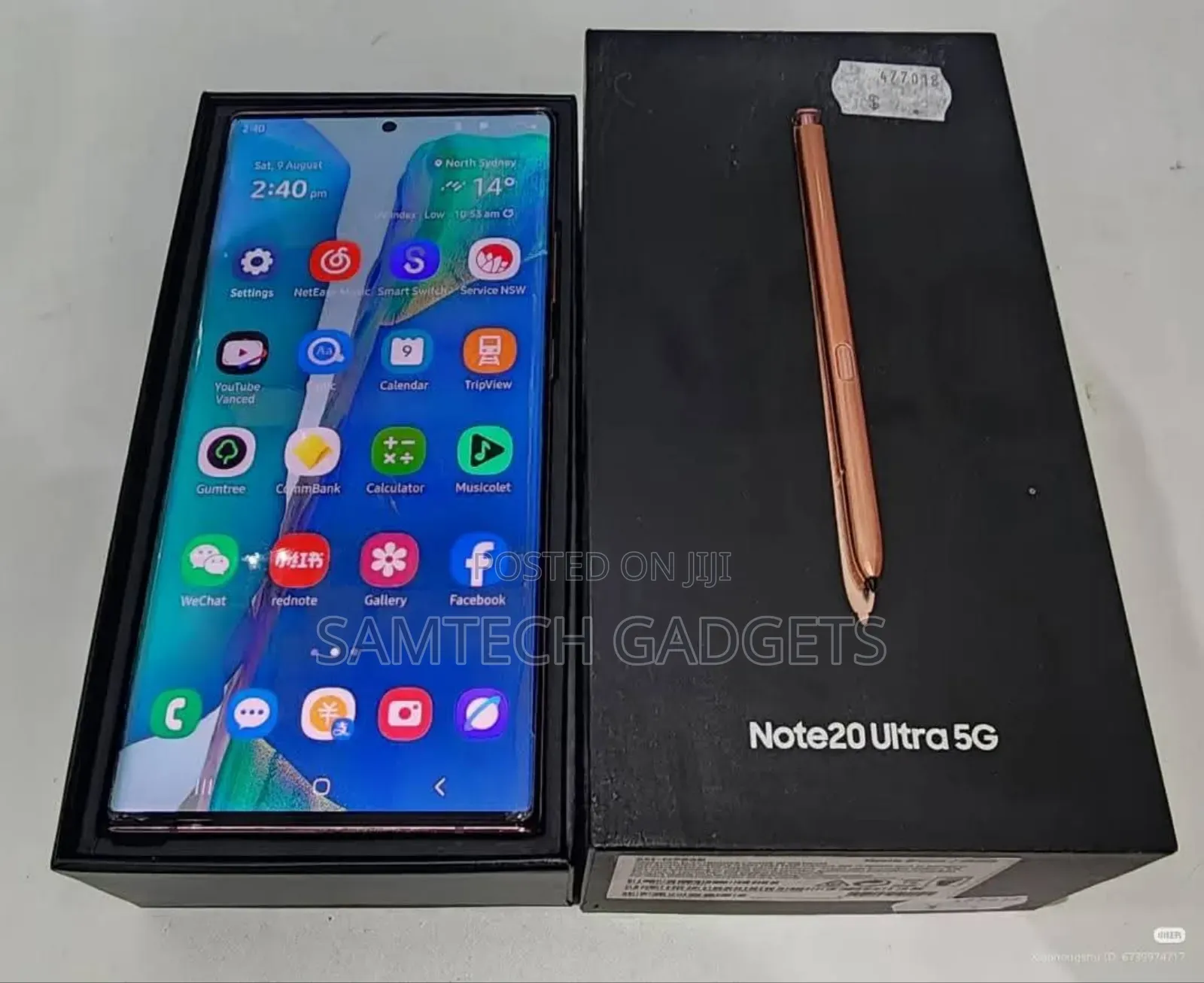 Samsung Galaxy Note 20 Ultra 5G 256 GB Rose Gold