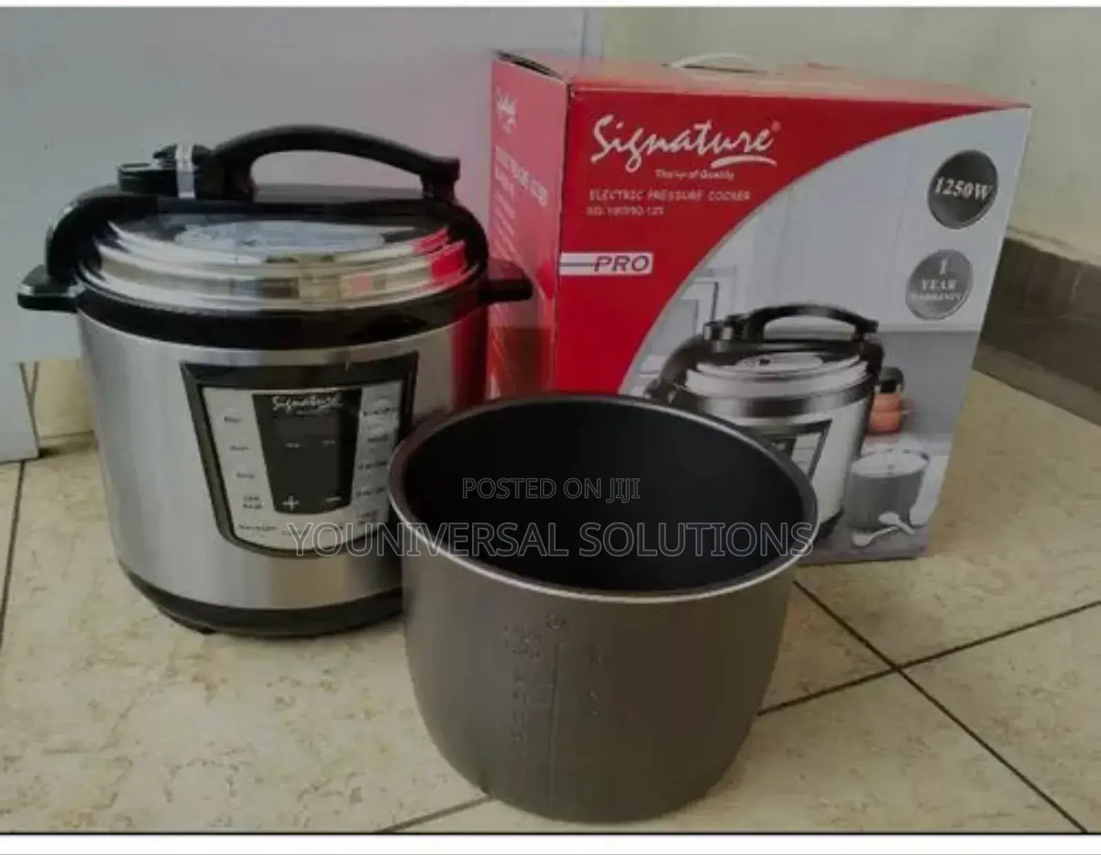 Signature 12 Litres Electric Pressure Cooker