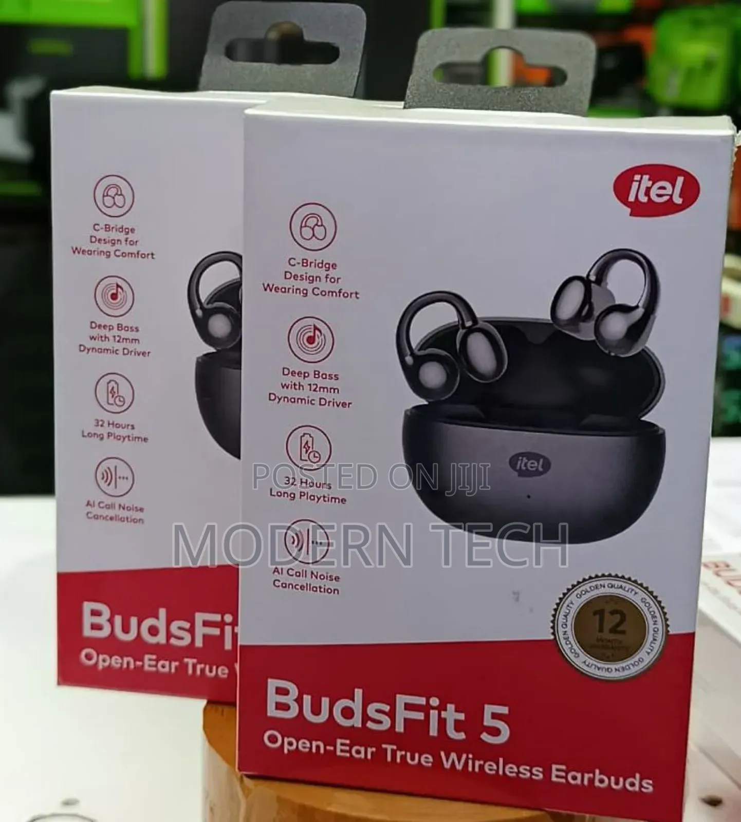 Itel Budsfit 5 Earbud C-Bridge Design Ai Nc Ip54 32hrs