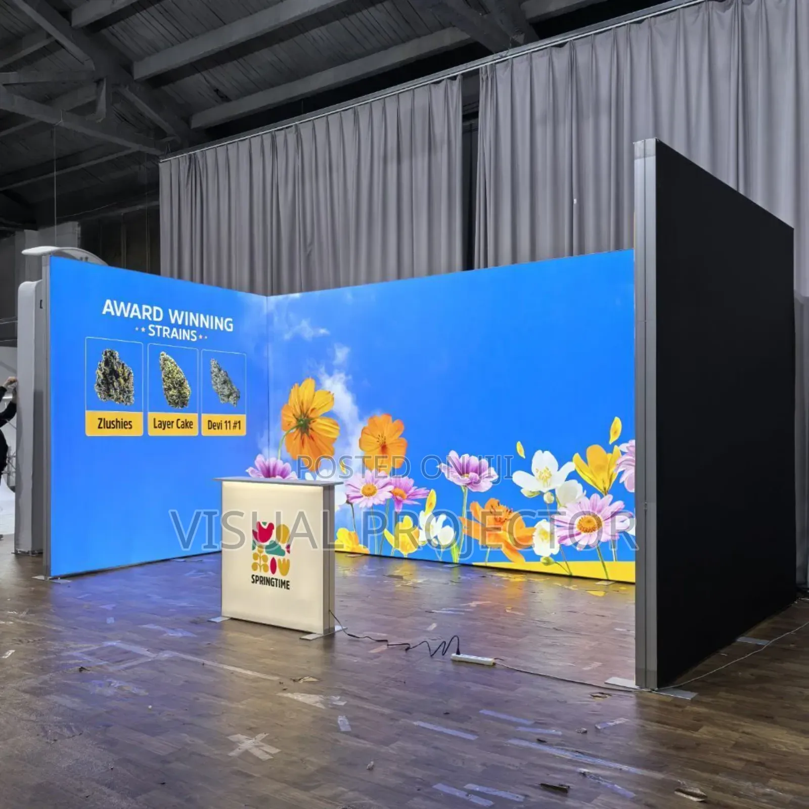 Advertising Booth Displays With Lights
