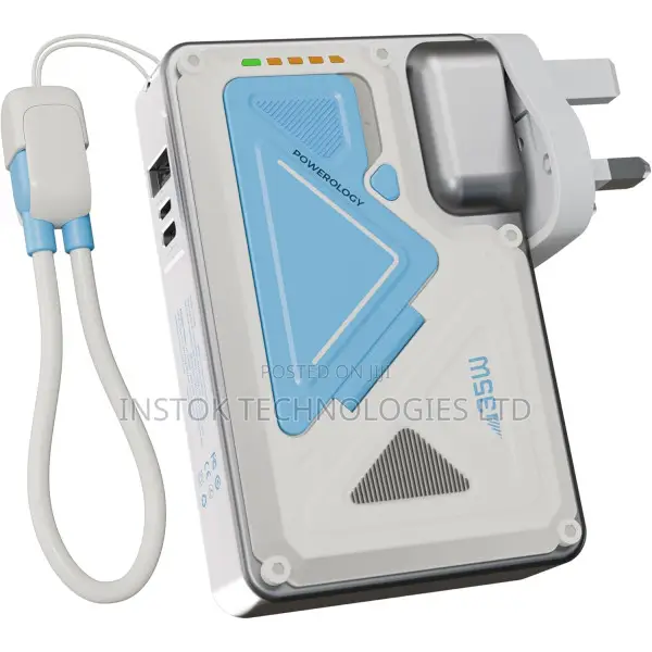 Powerology Power Bank 10000mah Wall Charger