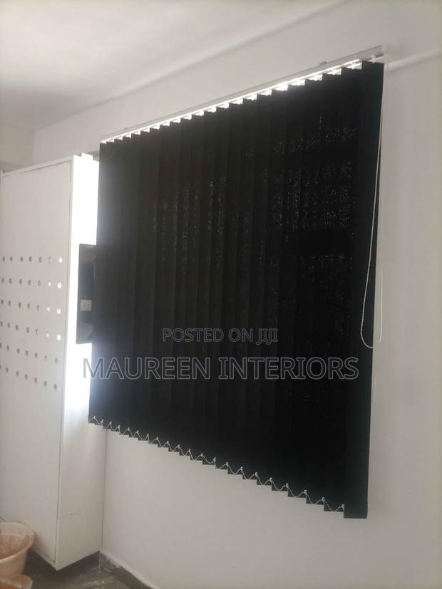 Light-Blocking Vertical Office Curtains - thumbnail 2