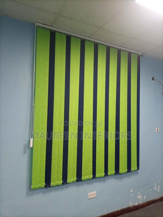 Light-Blocking Vertical Office Curtains - thumbnail 3