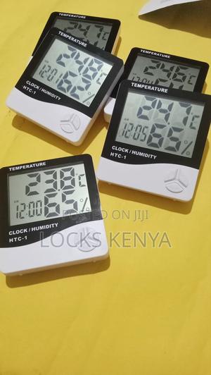 Lcd Display Humidity Temperature Clock - thumbnail 2