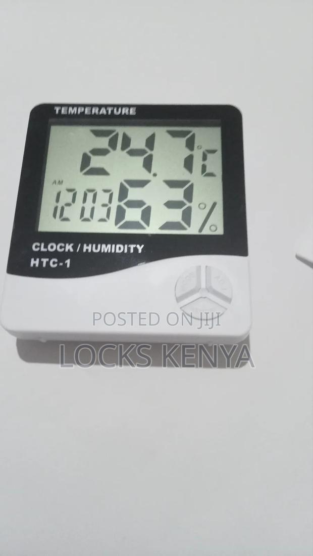 Research Farms Humidity Temperature Clock - main view