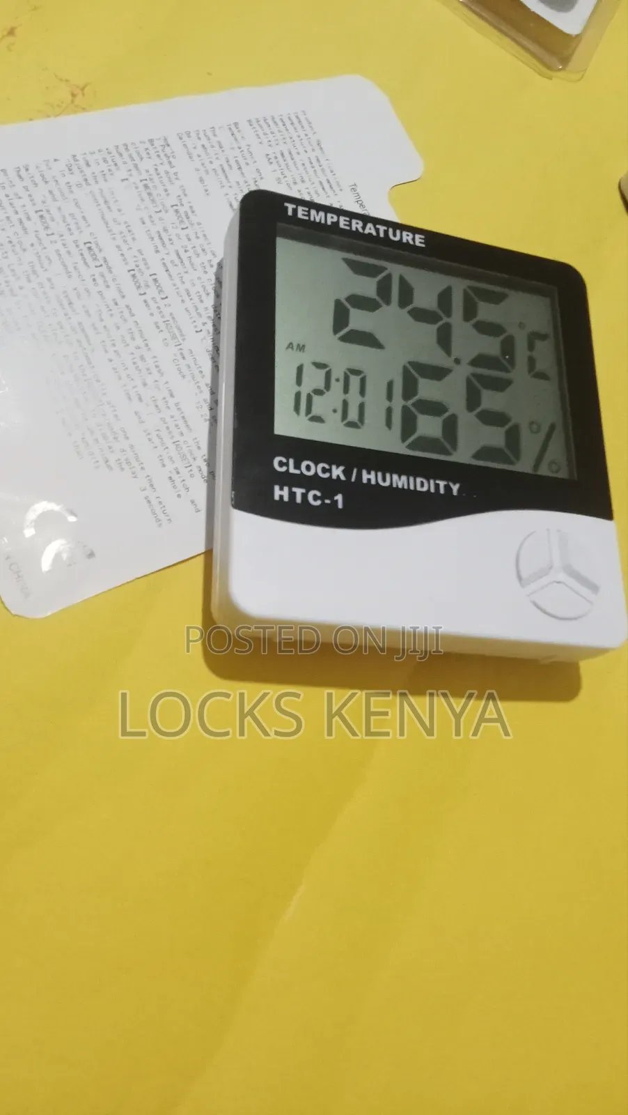 Warehouse Humidity Temperature Clock