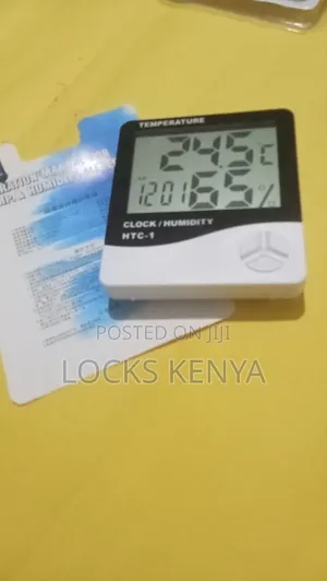 Meteorological Humidity Temperature Clock