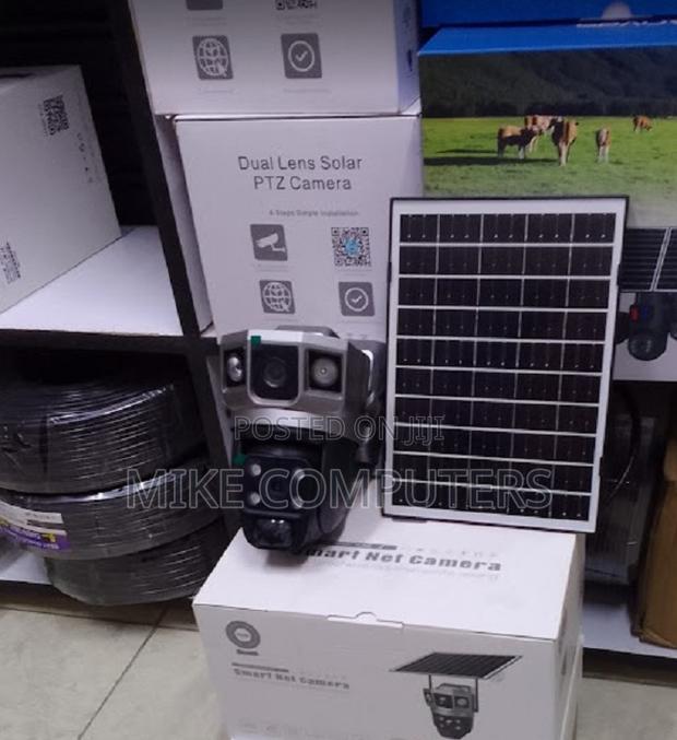 4g Surveillance Camera With Solar Panel Sim Card Network Connection - main view