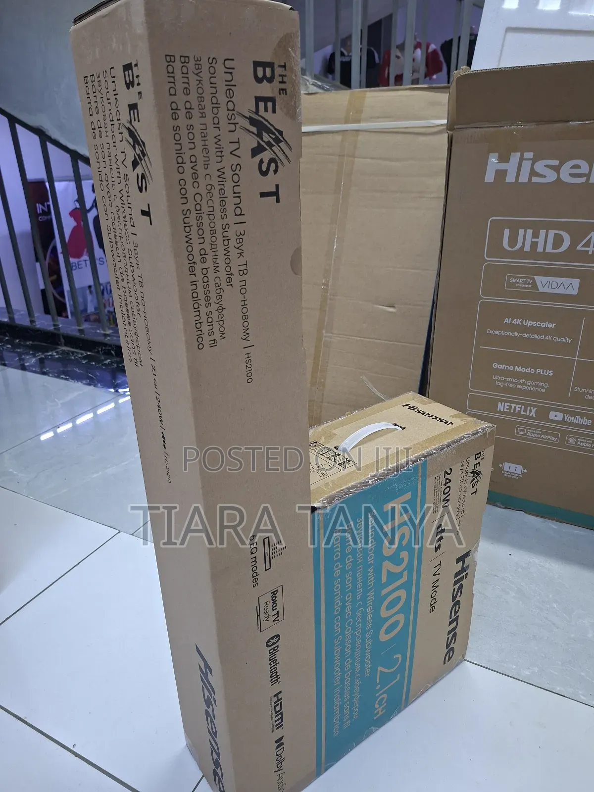 Hisense 2.1 Ch 240 Watts Hs 2100 (The Beast) Soundbar