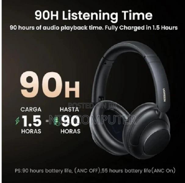 Ugreen Hitune Max5 Hybrid Active Noise-Cancelling Headphones - Black
