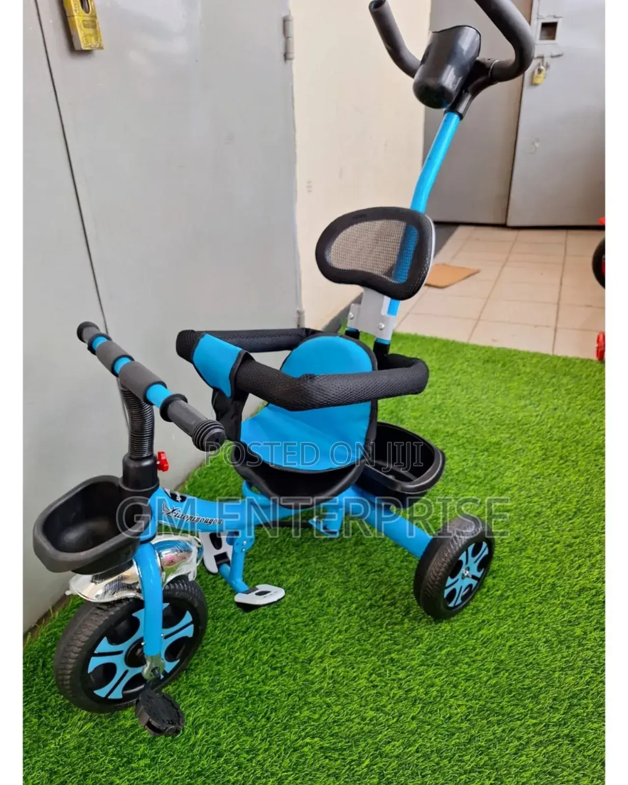 Kids Push Handle Tricycles