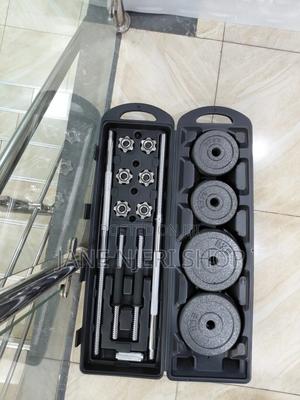 50 Kg Cast Iron Dumbells Set - thumbnail 2