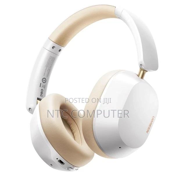 Ugreen Hitune Max5c Hybrid Active Noise-Cancelling Headphones - White