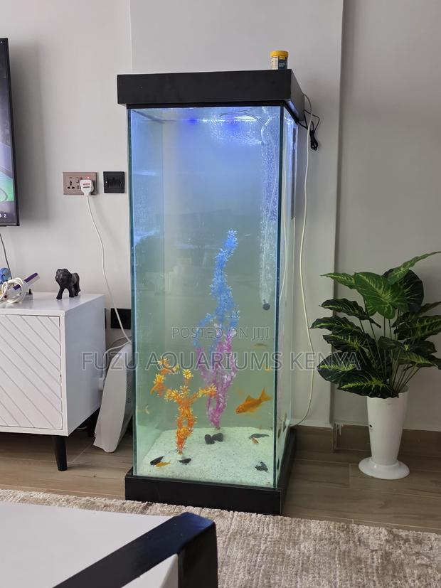 Elegant Fish Tower for Modern Living Spaces - main view