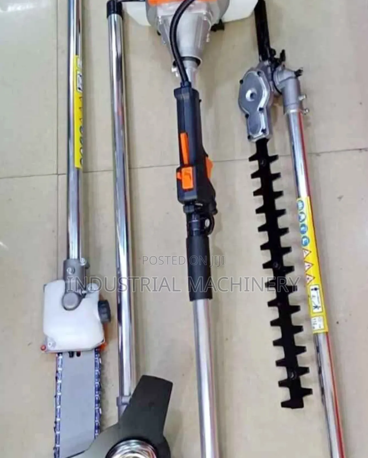 Brush Cutter Machine With Hedge Trimmer and Chainsaw