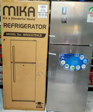 Mika 138litres Fridge Double Door