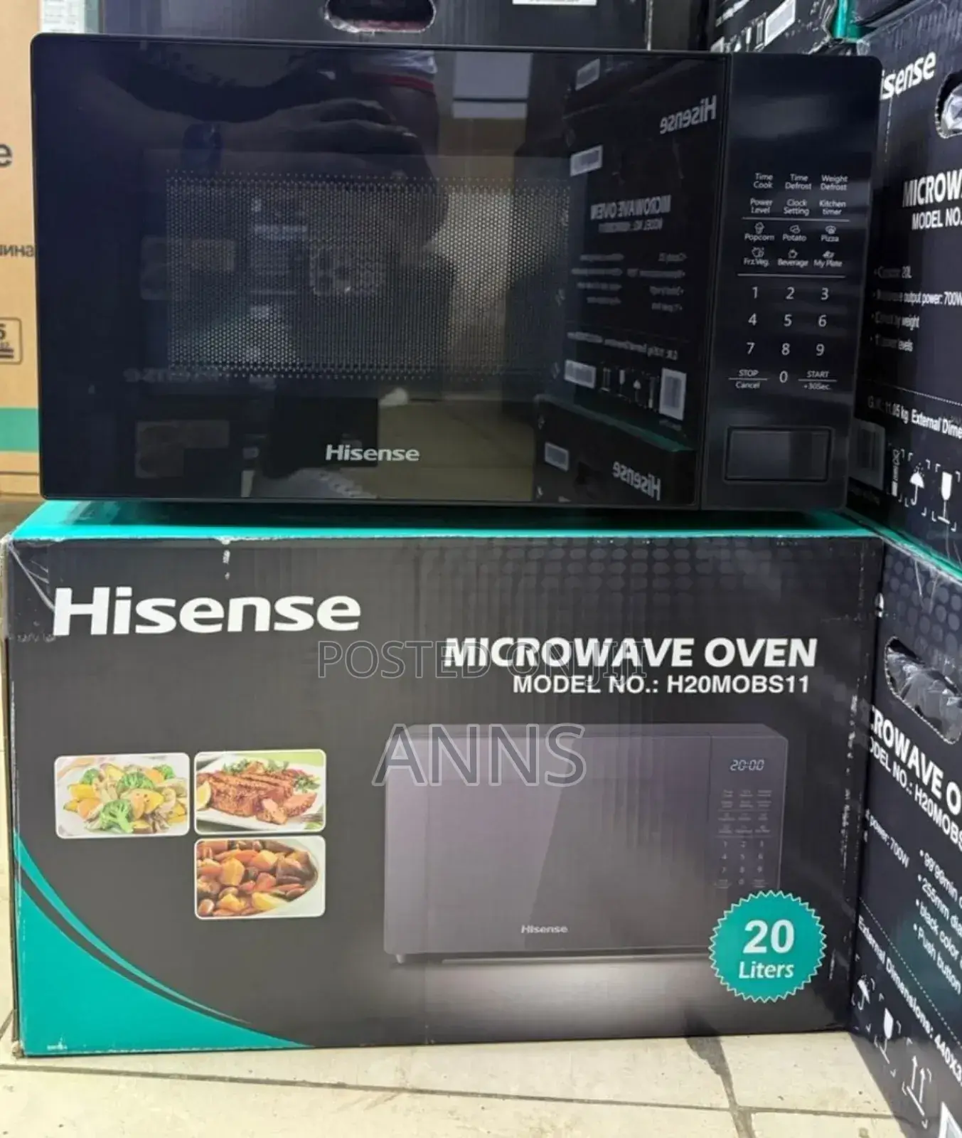 Hisense Microwave Digital Black