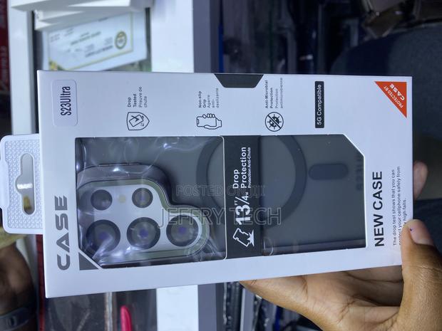 Ndmil Samsung Galaxy S23 Ultra Translucent Matte Magnetic Case - main view