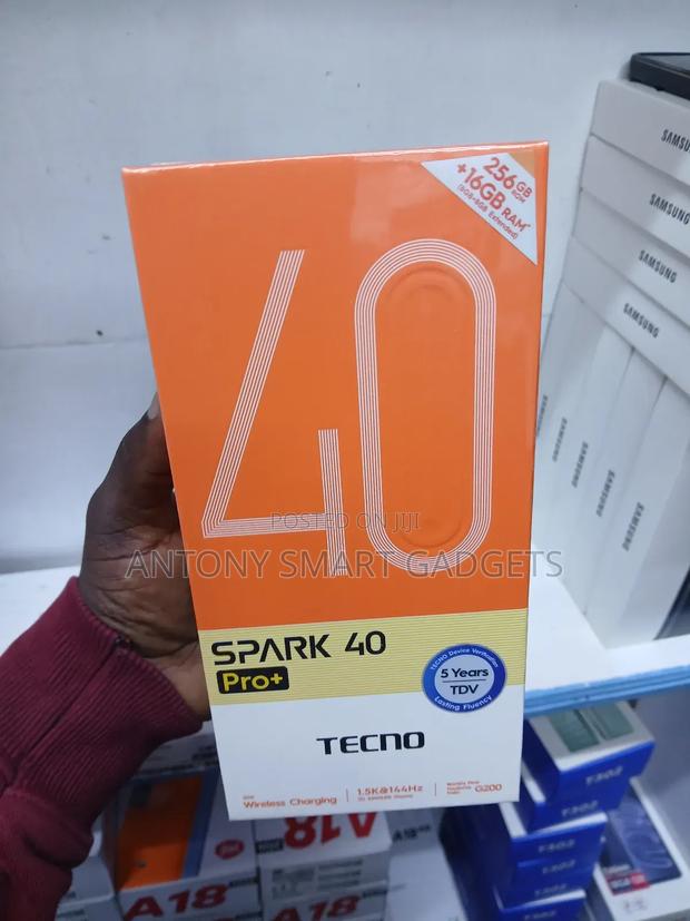 New Tecno Spark 40 Pro+ 256 GB