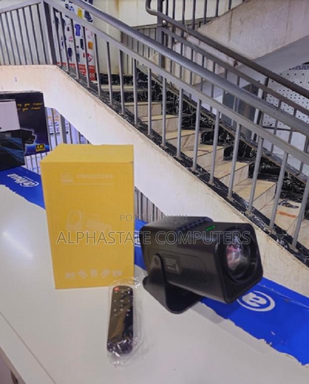 Hy320 Mini Projector Android 300ansi Wifi6 Bt5 1280*720p Home Cinema