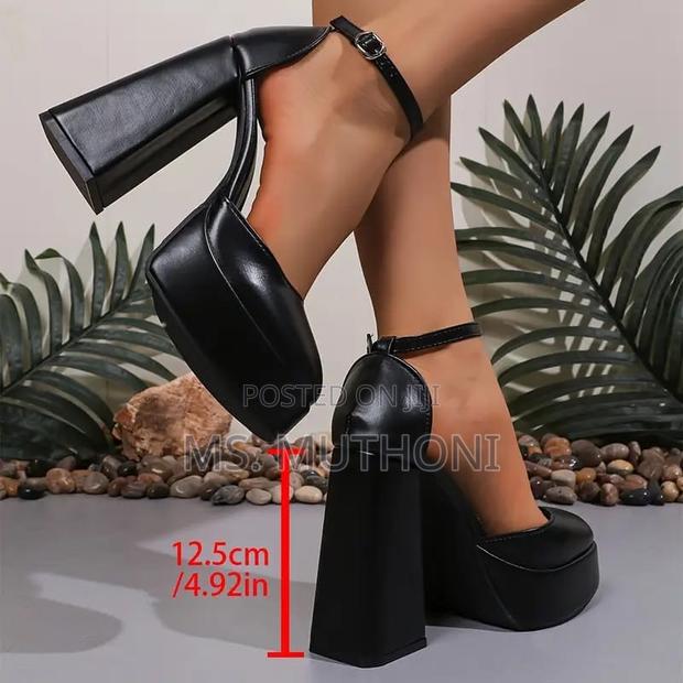 Ankle Strap Platform High Heels for Ladies Size 37-41 - thumbnail 3