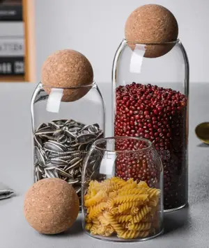 Premium Glass Jar for Pantry Storage