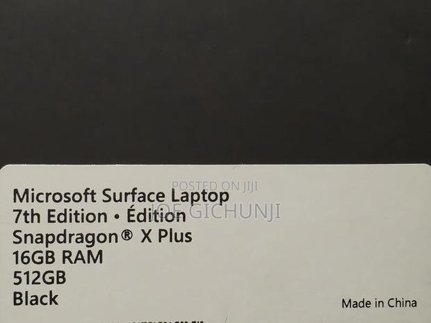 New Microsoft Surface Laptop 7 16GB Qualcomm Snapdragon X Plus 512GB - thumbnail 3