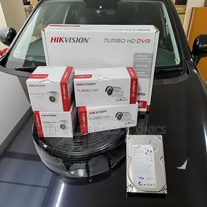Hikvision 4ch DVR 1080p CCTV Kit for Office Security With 4 Cameras