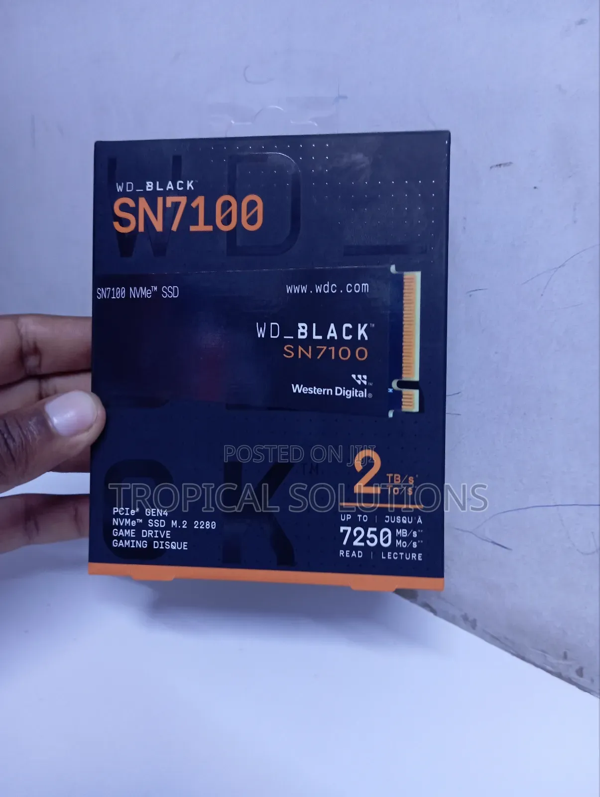 Wd-Black Sn7100 2tb Nvme Internal Gaming SSD Available