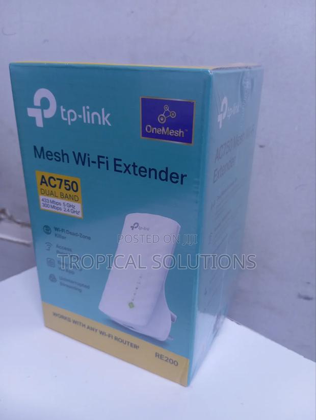 Tp-Link Ac750 Mesh Tl-Re200 N Wall Range Extender Re200 - thumbnail 2