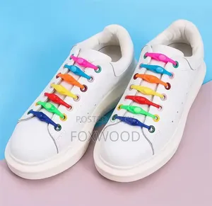 Lazy Silicone Stretch Shoe Laces 12pcs