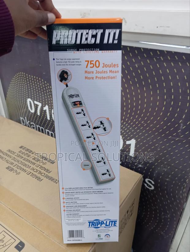 Tripplite Extension With Surge Protector 6 Way Outlets - thumbnail 2