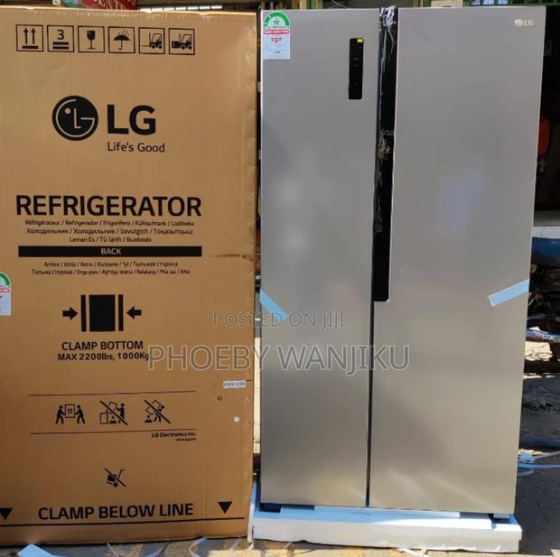 *Lg Side by Side Fridge "519"Litres *No Frost* (Gc-Fb507pqam)