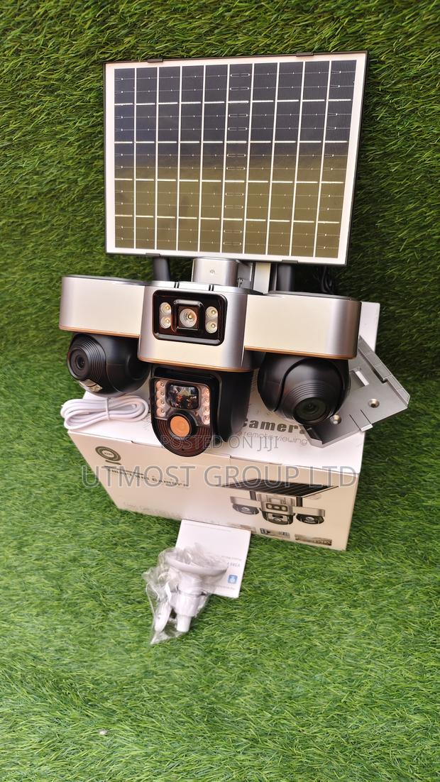 V380 PTZ 3 Lens Security Solar Camera Rotate All Lens From Your Phone - main view